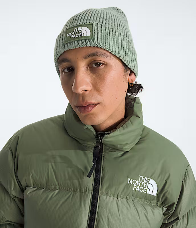 The North Face - TNF Logo Box Cuffed Beanie - Slate Moss/Bark Mist