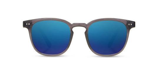 Camp Eyewear - Topo - Fog / Walnut; HD Plus Polarized Blue Flash
