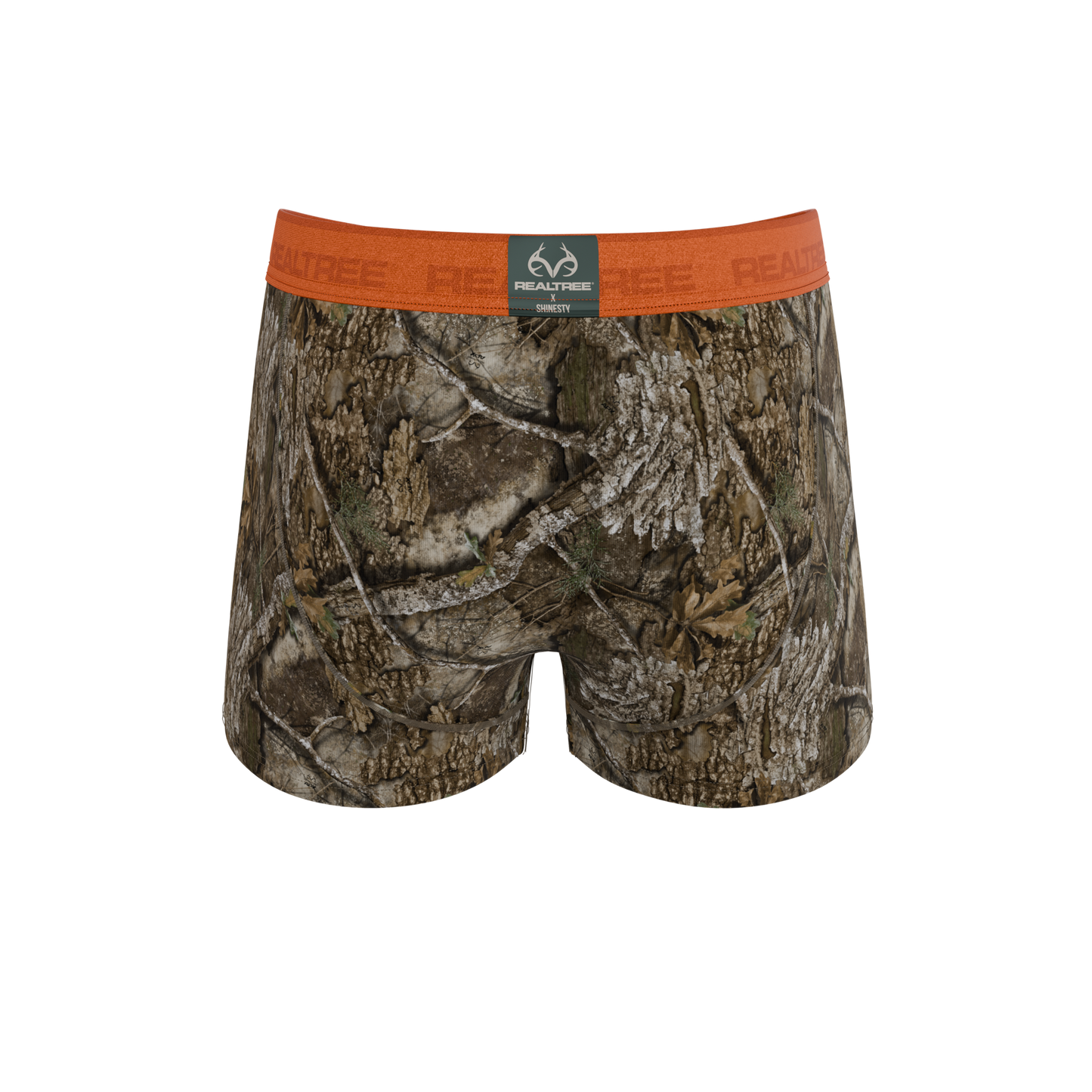 The Wild Game | Realtree x Shinesty Neon Orange Ball Hammock® Pouch Trunks Underwear