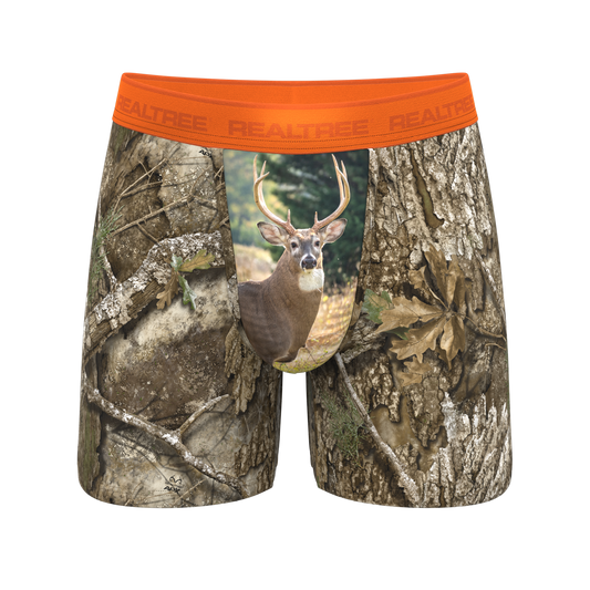 The Wild Game | Realtree x Shinesty Neon Orange Ball Hammock® Pouch Underwear