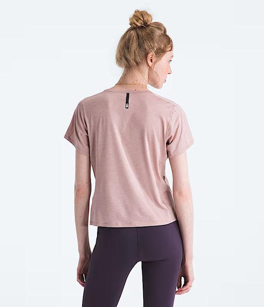 The North Face - Womens Jaida Short Sleeve Tee - Metal Pink Light Heather