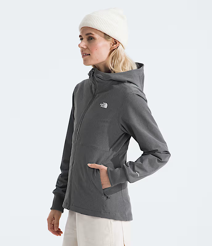 The North Face - Shelbe Raschel Hoodie - Women's - Smoked Pearl Heather