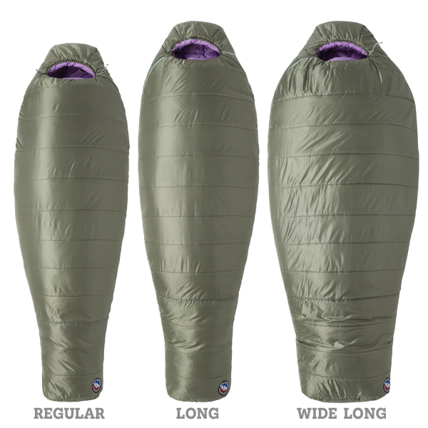 Big Agnes - Womens Anthracite 30 - Lichen Green African Violet