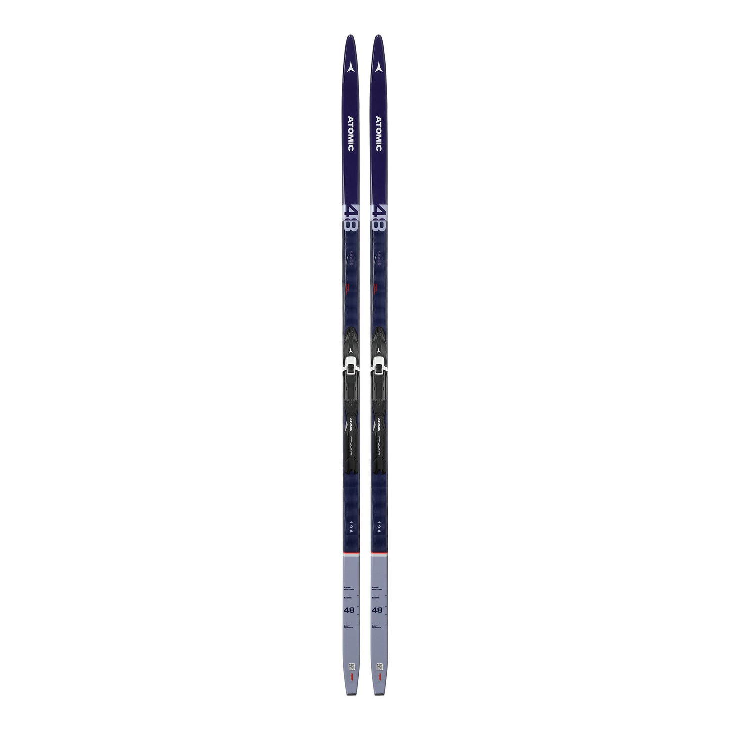Atomic - Savor 48 Skintec Medium + Prolink Shift Pro CL Binding - Blue/Grey/Red