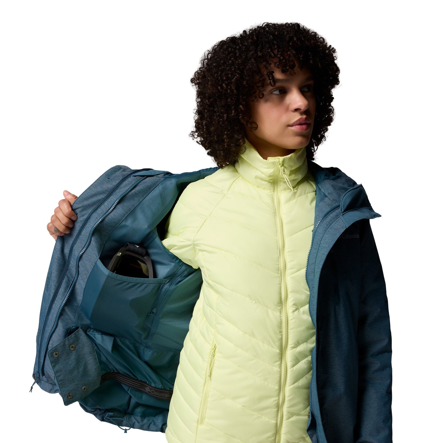 Columbia - Whirlibird V Interchange Jacket - Everblue Cross