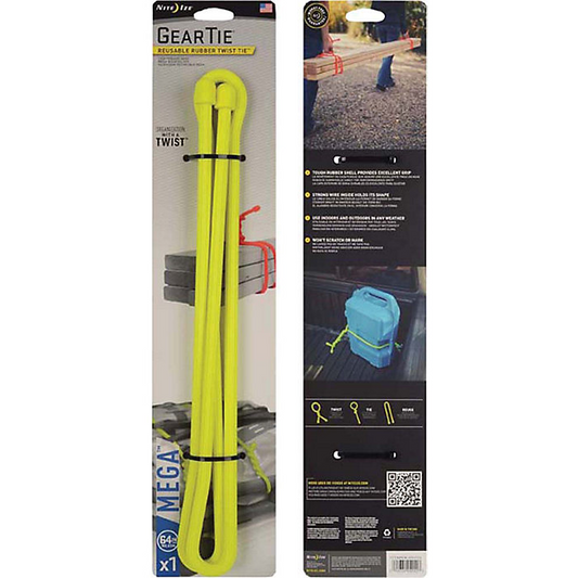 Nite Ize - Gear Tie Mega Twist Tie - Bright Orange