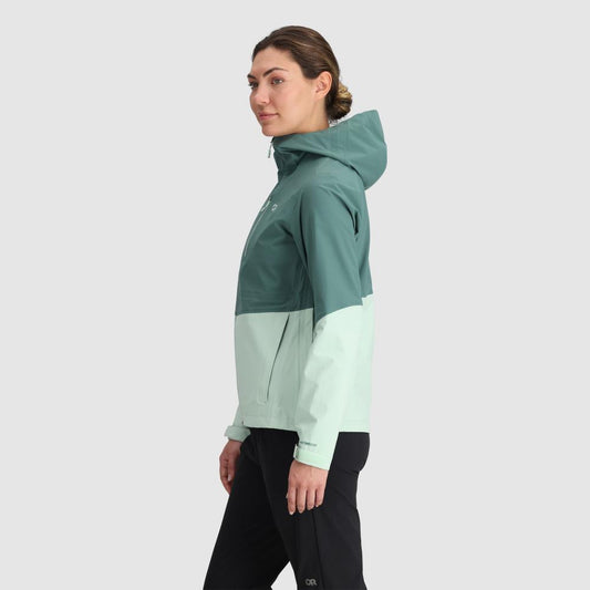 Outdoor Research - Aspire 3L Jacket - Women's - Neptune/Fresh Mint