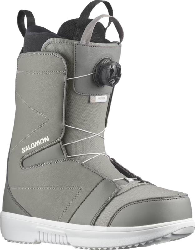 Salomon - Faction Boa - Men's - Steeple Gray/Pewter/White
