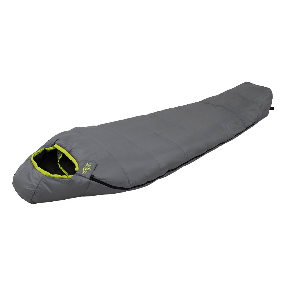 Cedar Ridge - Alloy 0 Degree Sleeping Bag - Gray/Citrus