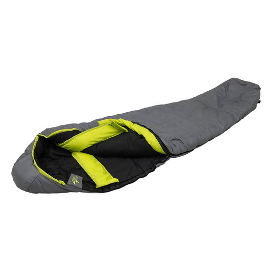 Cedar Ridge - Alloy 0 Degree Sleeping Bag - Gray/Citrus