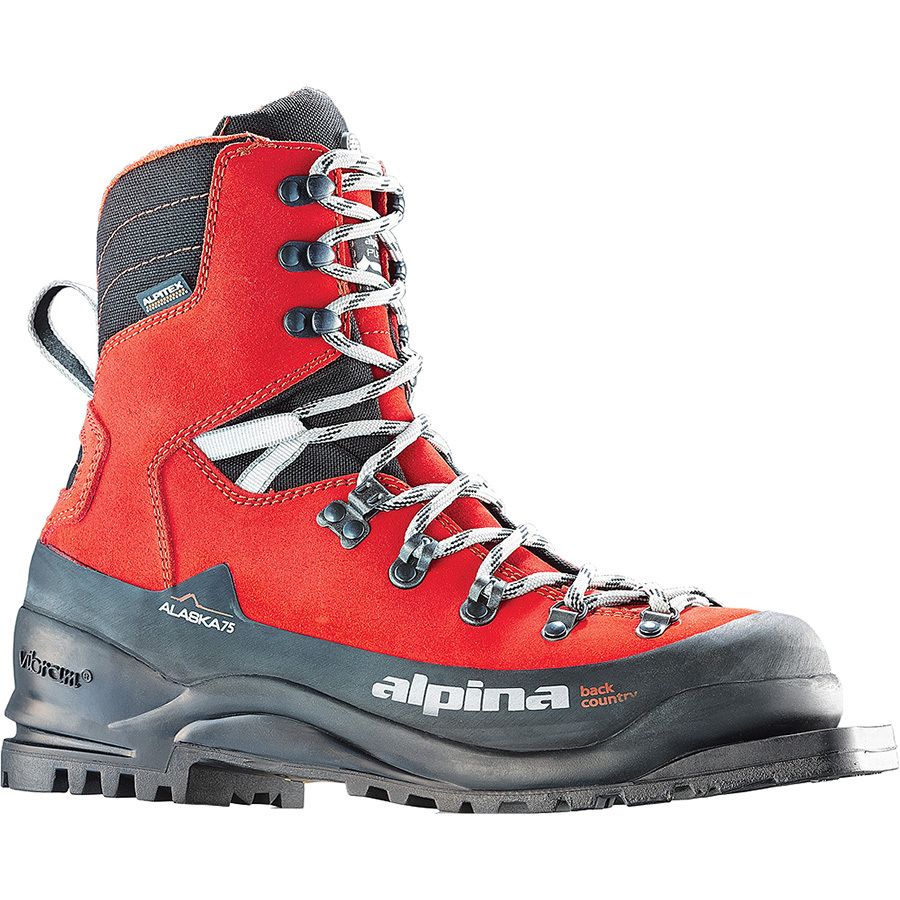 Alpina Alaska 75mm Nordic Boot - Red