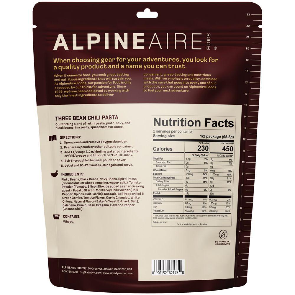 Alpine Aire - Three Bean Chili Pasta
