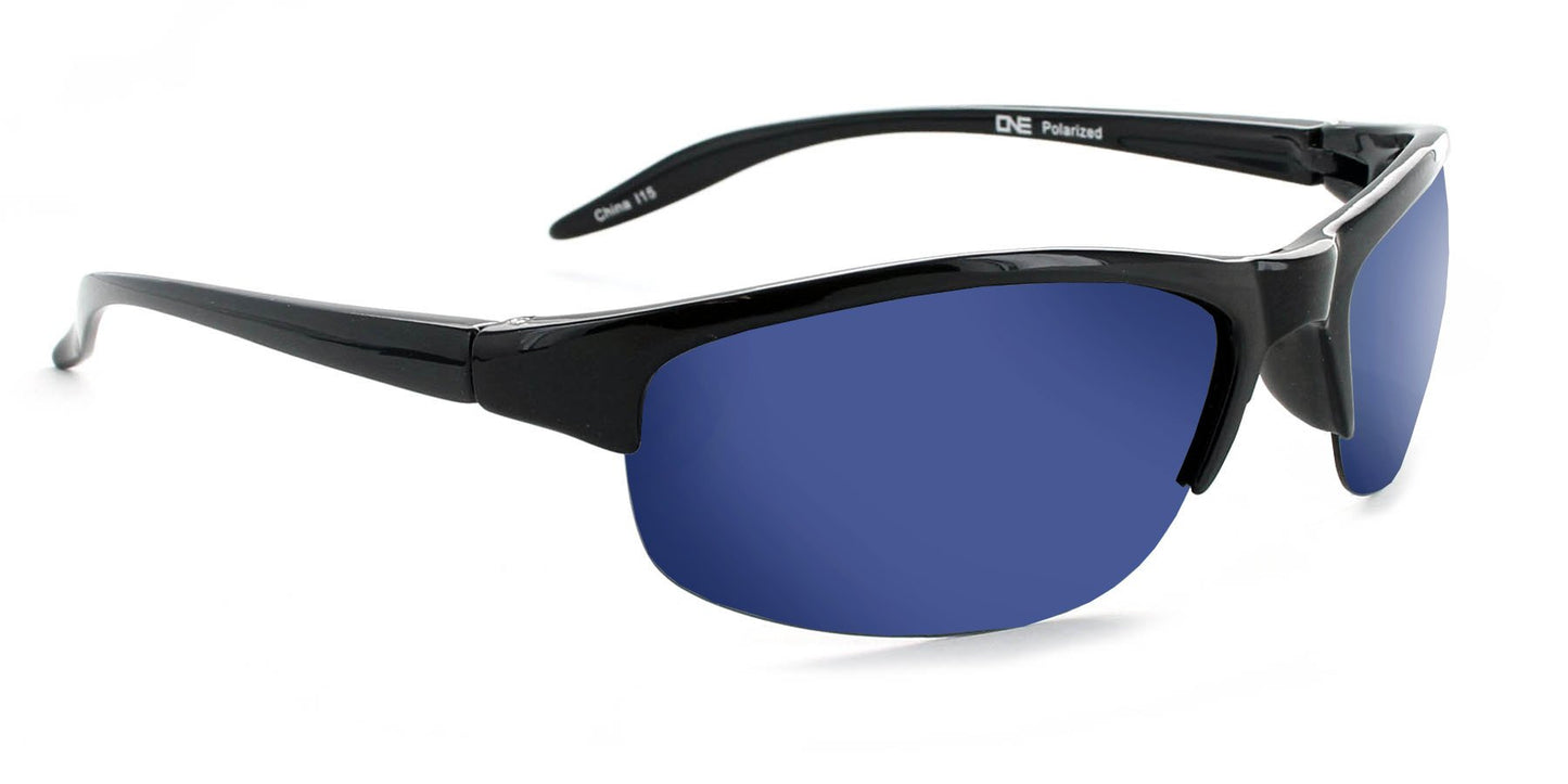 One - Alpine Sunglasses - Shiny Black