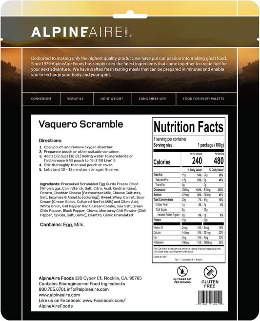 Alpine Aire - Vaquero Scramble