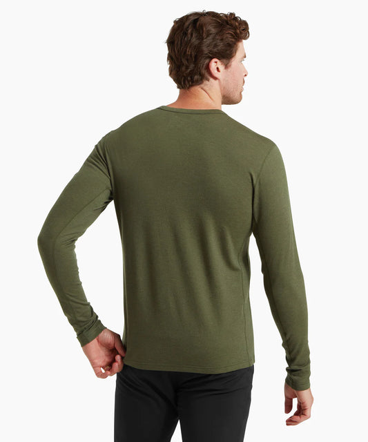 Artilect - Men's Redstone 185 Long Sleeve Crew - Deep Green