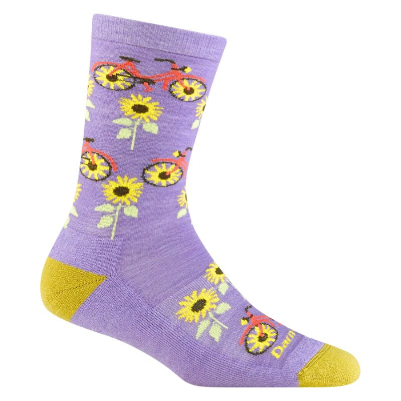 Darn Tough - Sun Pedal Crew Lightweight Cushion - Women's - Lavender