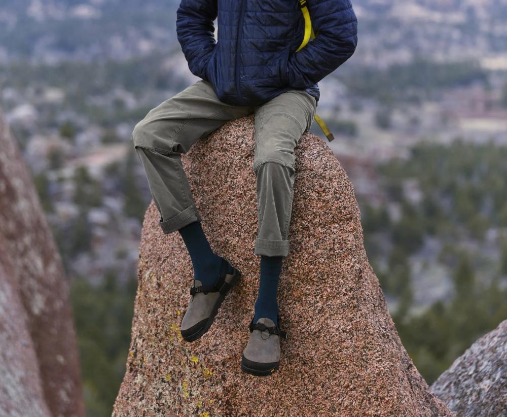 Bedrock - Mountain Clog - Nubuck Leather - Driftwood Gray