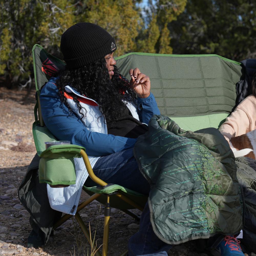 Kelty - Bestie Blanket - Winter Moss Treeline