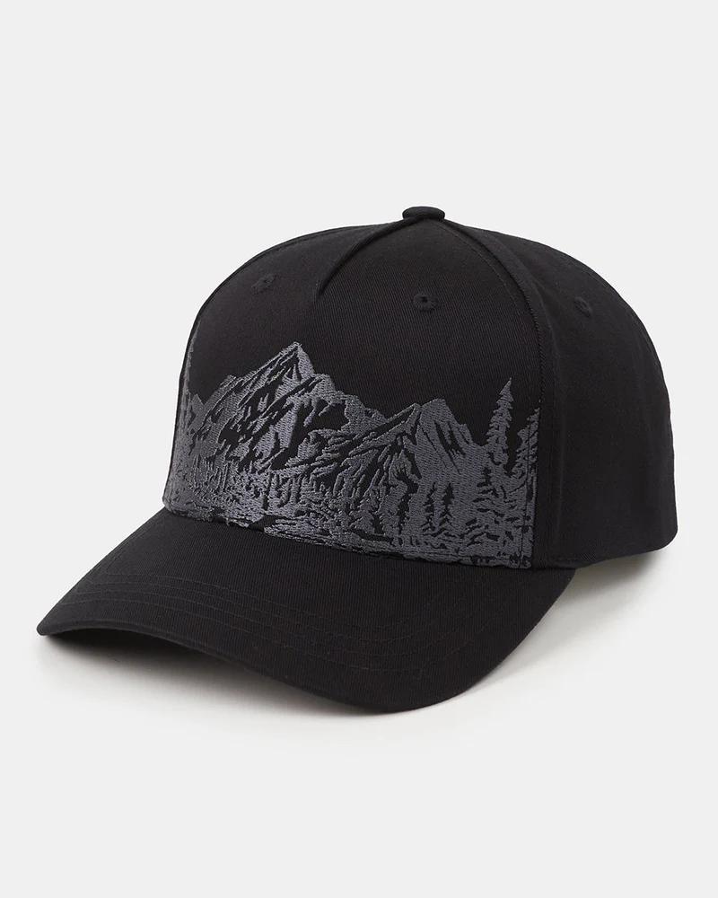 Tentree - Juniper Altitude Hat - Meteorite Black/White