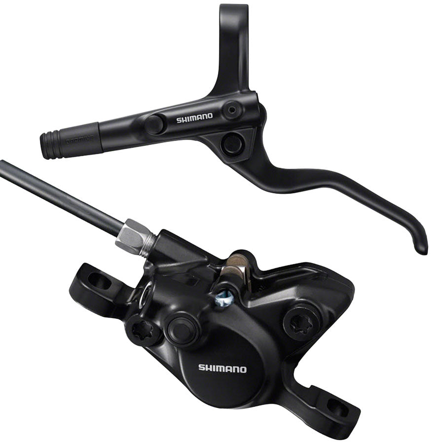 Shimano - BR-MT200 Disc Brake and BL-MT201 Lever - Front, Hydraulic, 2-Piston, Post Mount, Black