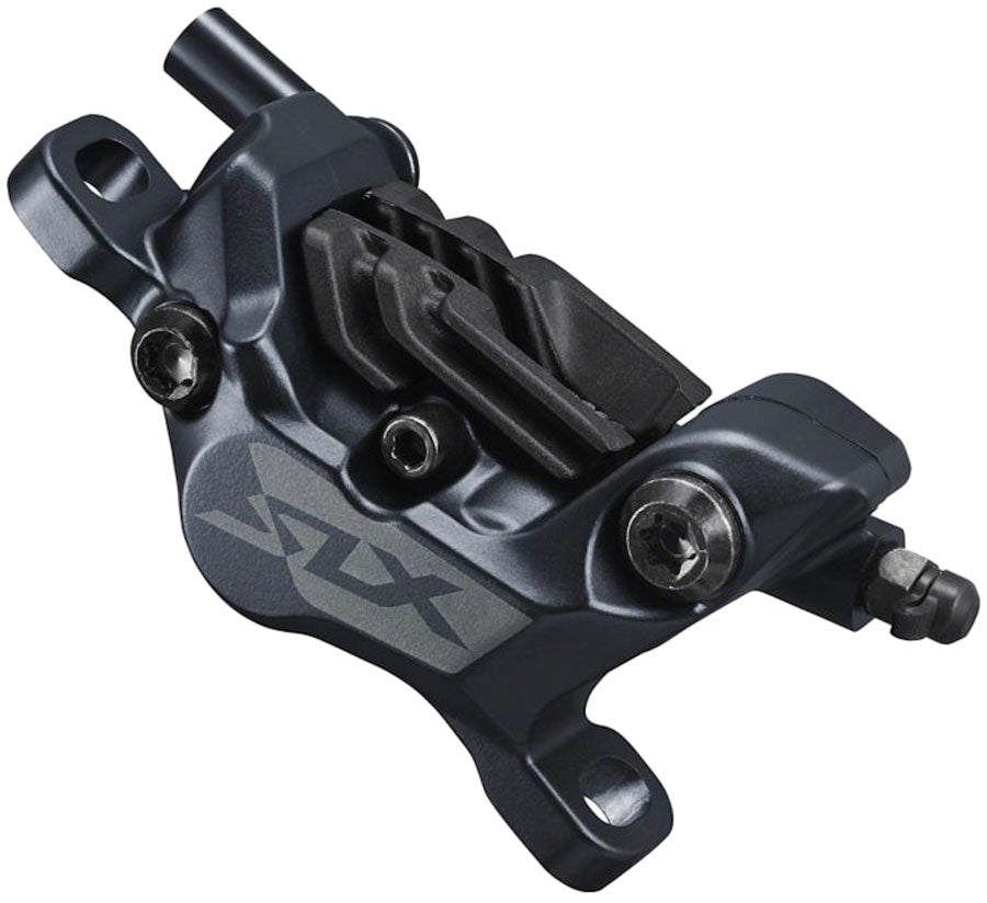 Shimano - SLX BL-M7100/BR-M7120 Disc Brake and Lever - Front, Hydraulic, Post Mount, 4-Piston, Black