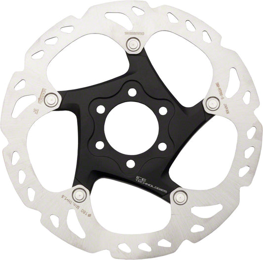 Shimano - Deore XT SM-RT86-S Disc Brake Rotor - 160mm, 6-Bolt, Silver/Black