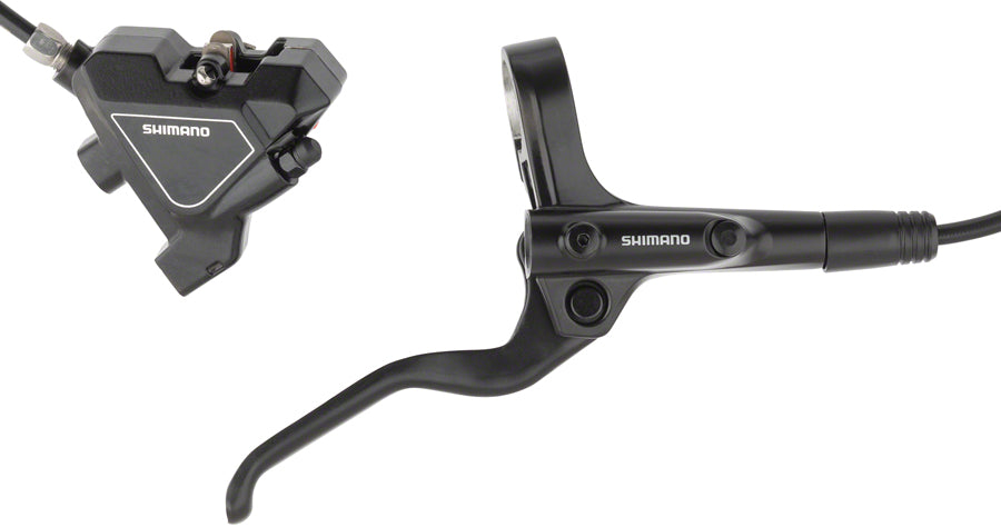 Shimano - Altus BL-MT201/BR-UR300 Disc Brake and Lever - Rear, Hydraulic, Flat Mount, Resin Pads, Black - Black