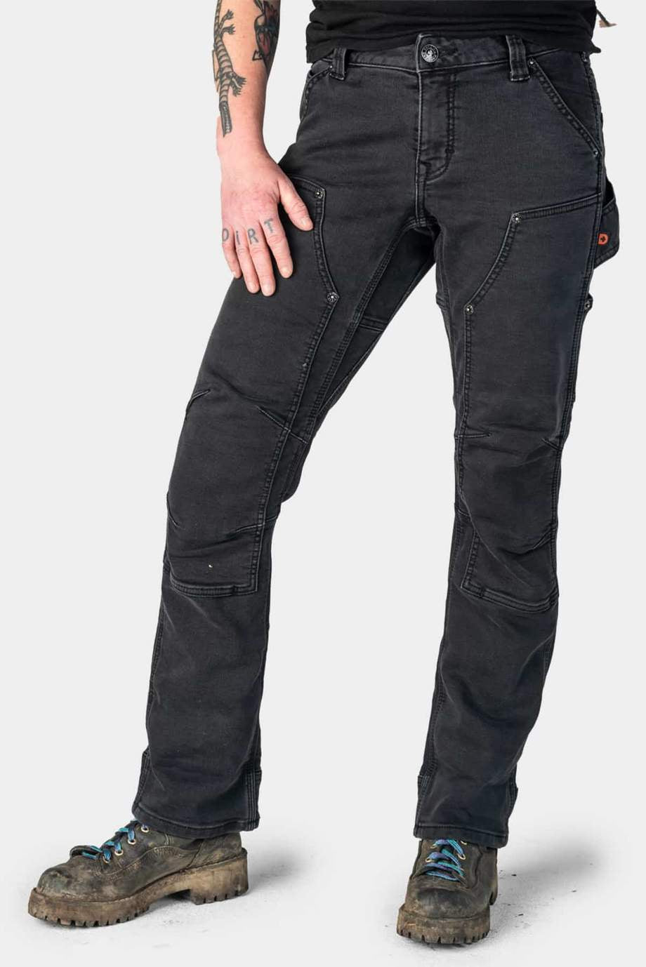 Dovetail - Britt Utility - Black Thermal Denim