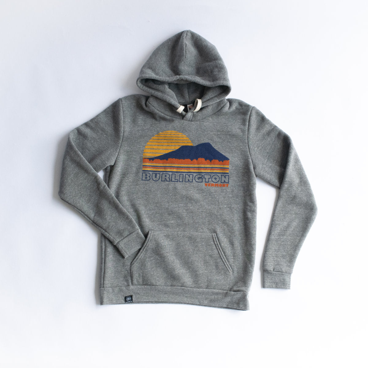 New Duds - Burlington Vermont Hoodie - Grey