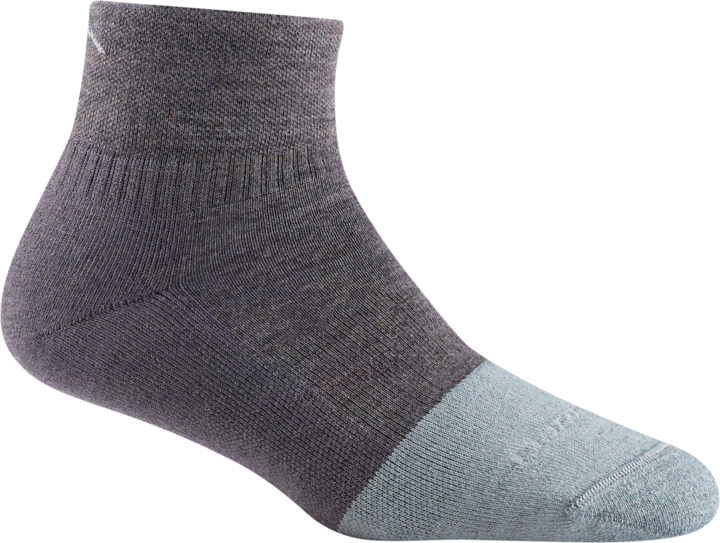 Darn Tough - Steely 1/4 Midweight With Cushion W/ Full Cushion Toe Box - Shale