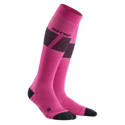 CEP - Ski Ultralight Socks - Women's - Pink/dark Grey