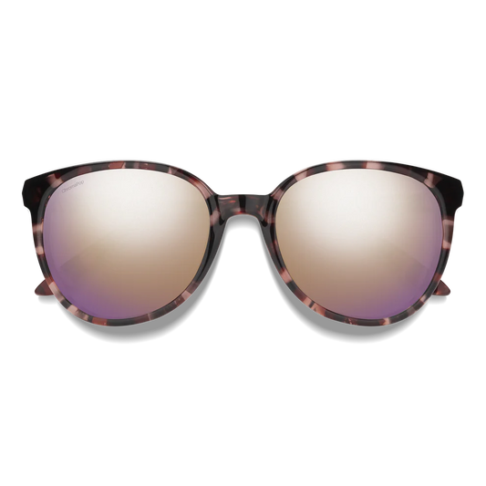 Smith - Cheetah - Rose Tortoise; ChromaPop Polarized Rose Gold Mirror