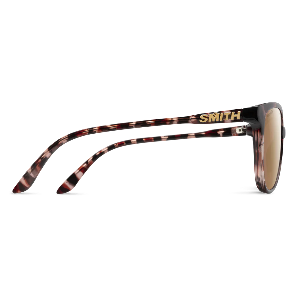 Smith - Cheetah - Rose Tortoise; ChromaPop Polarized Rose Gold Mirror