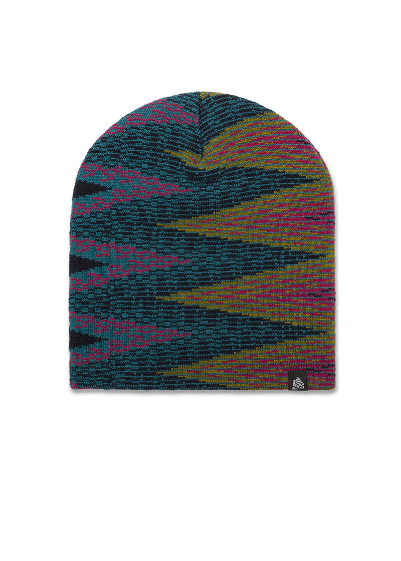 4T2D - Chevron Knit Beanie - Jewel