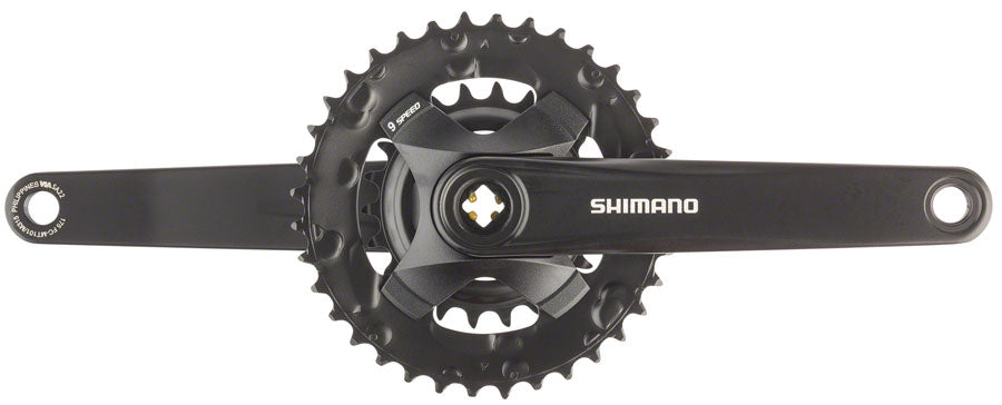 Shimano - FC-MT101-B2 Crankset - 175mm, 9-Speed, 36/22t