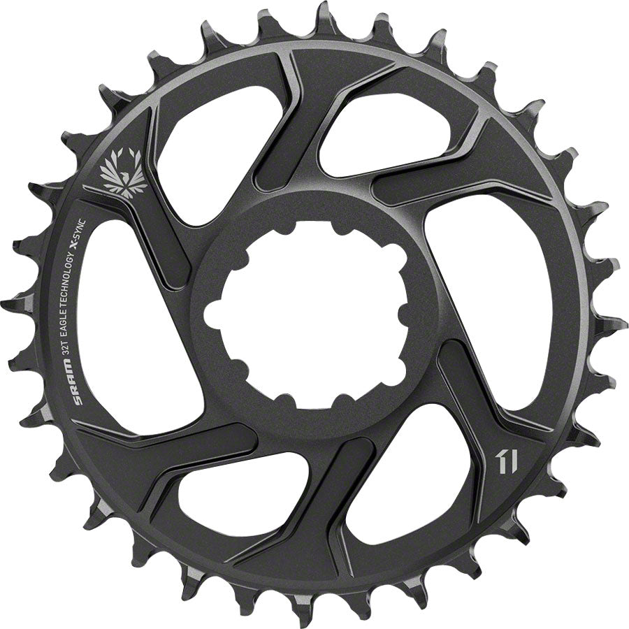 SRAM - X-Sync 2 Eagle Direct Mount Chainring - 36 Tooth, 3mm Boost Offset, 12-Speed, Black