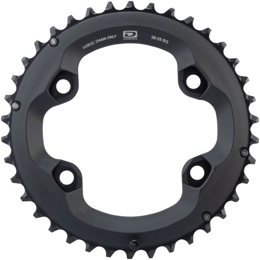 Shimano - Deore FC-M6000 Chainring - 38t, 10-Speed, 96mm Asymmetric BCD