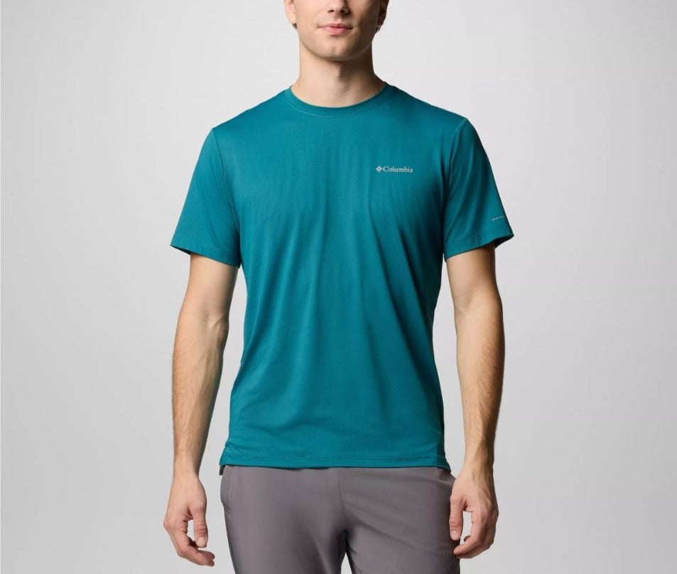 Columbia - Tech Trail Utility Short Sleeve Crew - Men's - River Blue