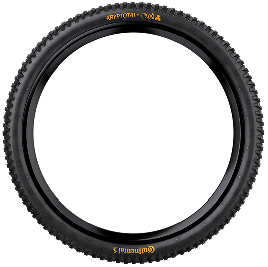 Continental - 29 x 2.4 Kryptotal Rear Tire Clincher Folding Endurance Trail E-25 - Black