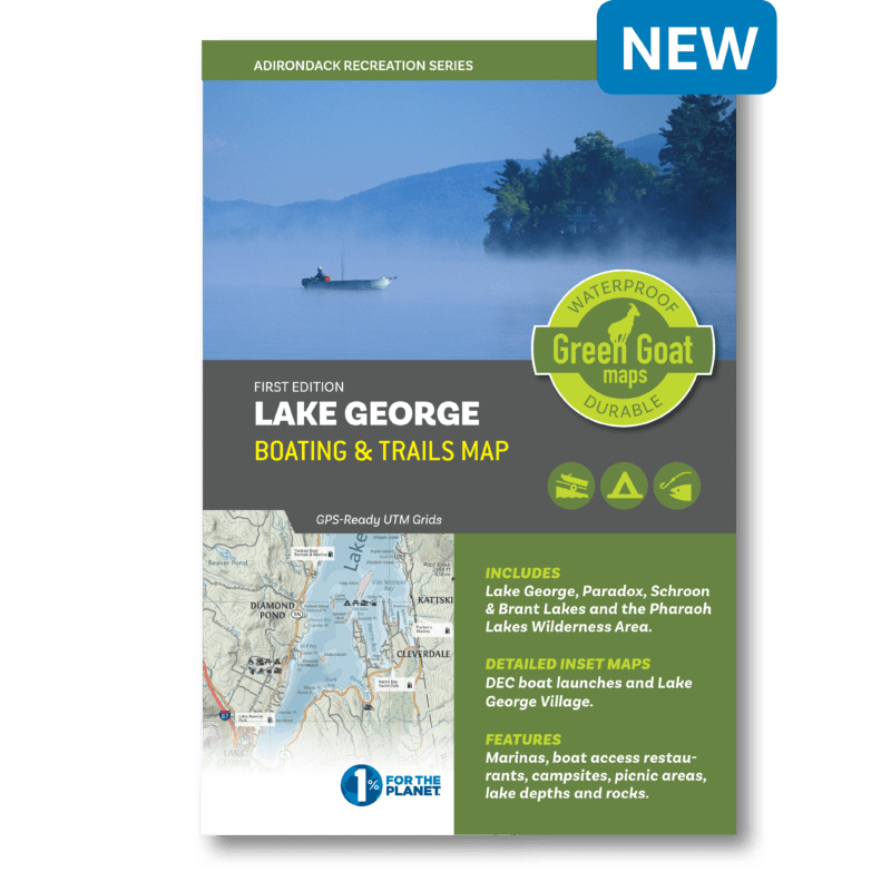 Green Goat Maps - Lake George Boating &Trails Map