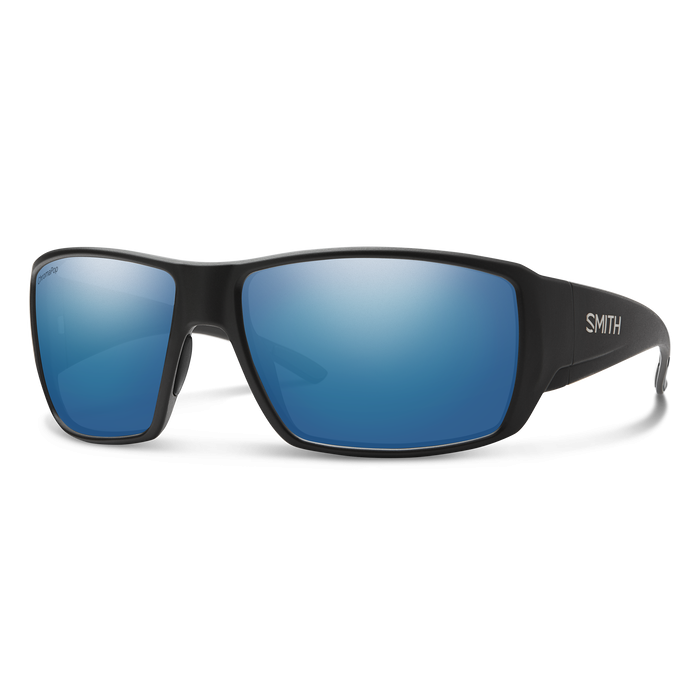 Smith - Guides Choice - Matte Black; ChromaPop Polarized Gray Green