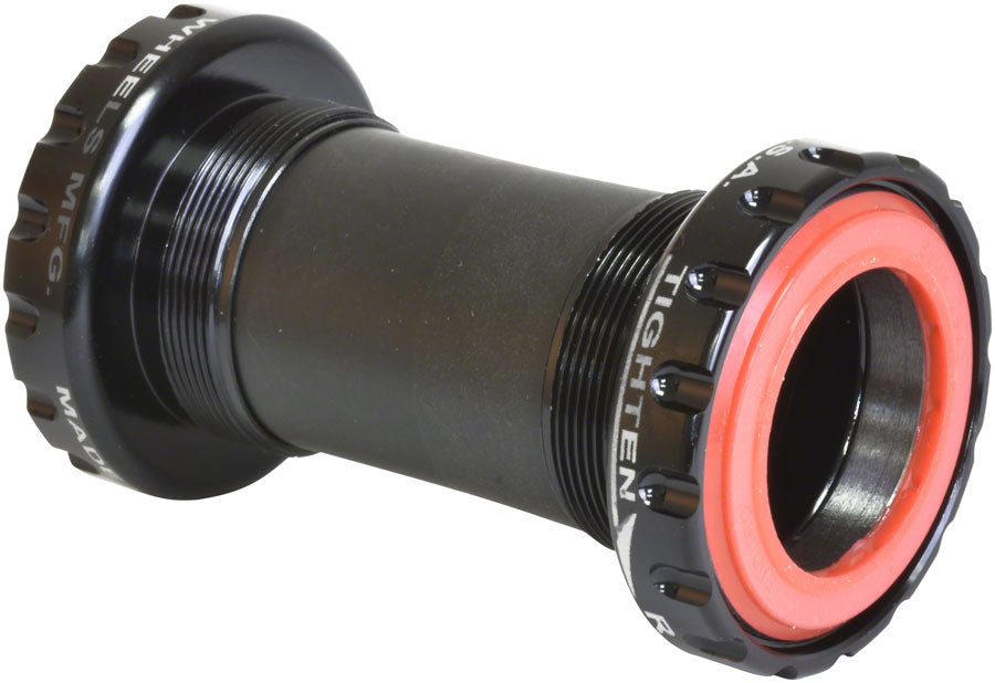 Wheels Manufacturing - BSA English Threaded Bottom Bracket - DUB Spindle, ABEC-3 Bearing, Black