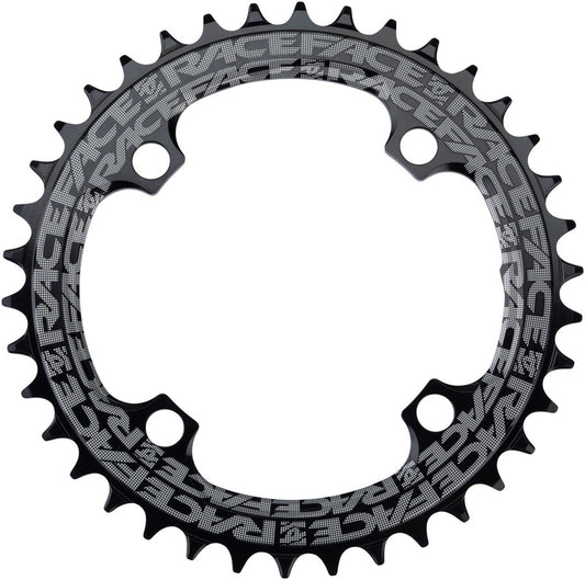 RaceFace - Narrow Wide Chainring: 104mm BCD, 38t, Black - Black
