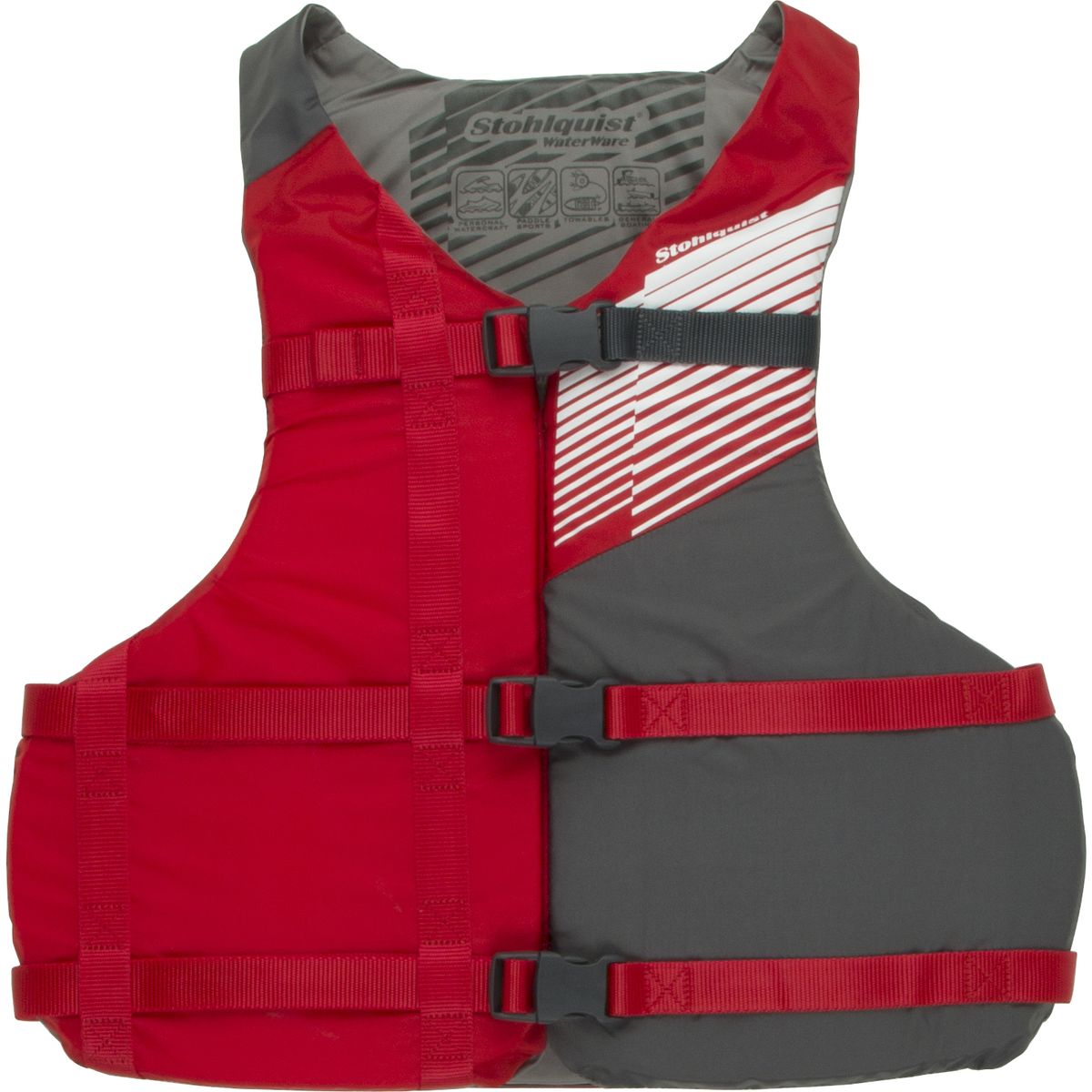 Stohlquist - Fit Youth - Red/Grey
