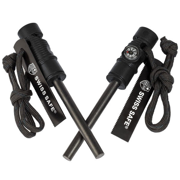 Swiss Safe - 5-in-1 Fire Starter 2-Pack - Crimson - Crimson