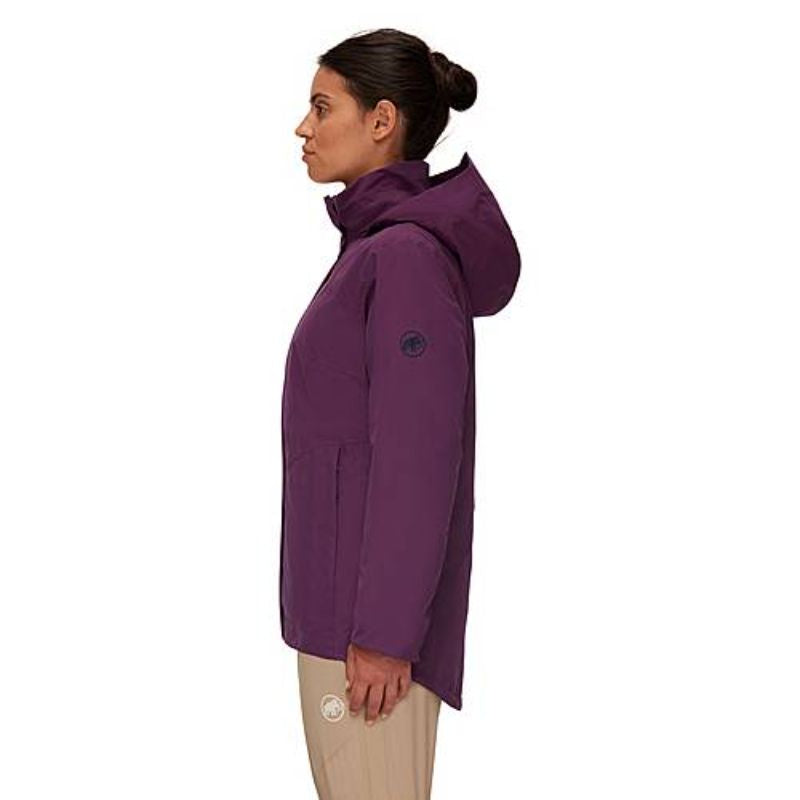 Mammut - Trovat 3 in 1 HS Hooded Jacket - Women's - Grape-Black