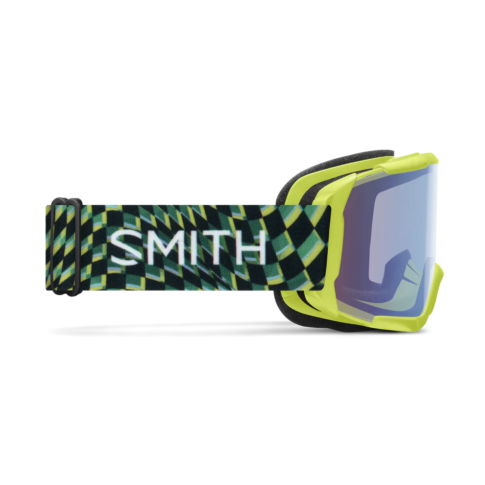 Smith - Daredevil Jr Goggle - Electric Lime Left Turn; Blue Sensor Mirror