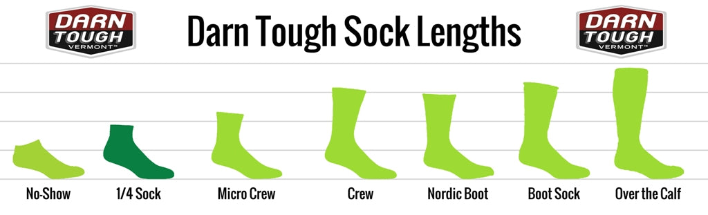 Darn Tough - Men's 1/4 Sock Ultralight - Charcoal