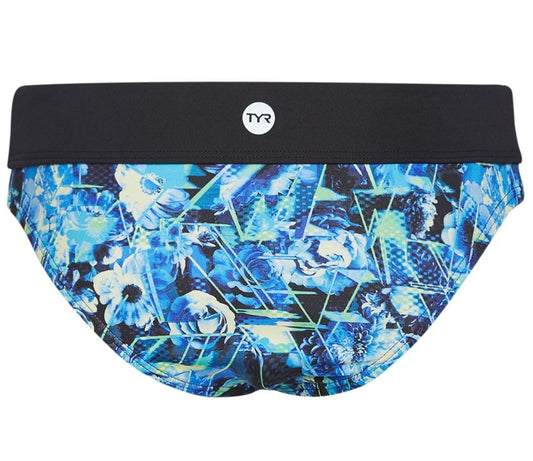 TYR - Delphinium Riva Classic Bikini Bottom - Green/Multi