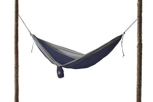 Grand Trunk - Double Deluxe Parachute Nylon Hammock w/Straps - Charcoal/Magenta